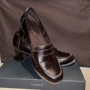 Liz Claiborne Kimber Brown size 8. Penny Loafer